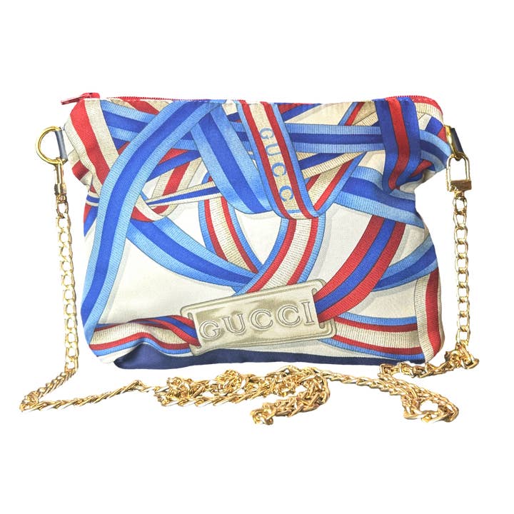 Ribbons Vintage Silk Scarf Crossbody-väska för wholesale av Vintage Luxe Up