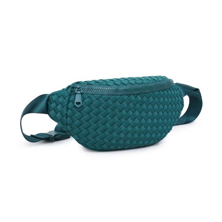 Sol and Selene - Vente Sac ceinture – femme - Sac banane tissé en néoprène Aim High52