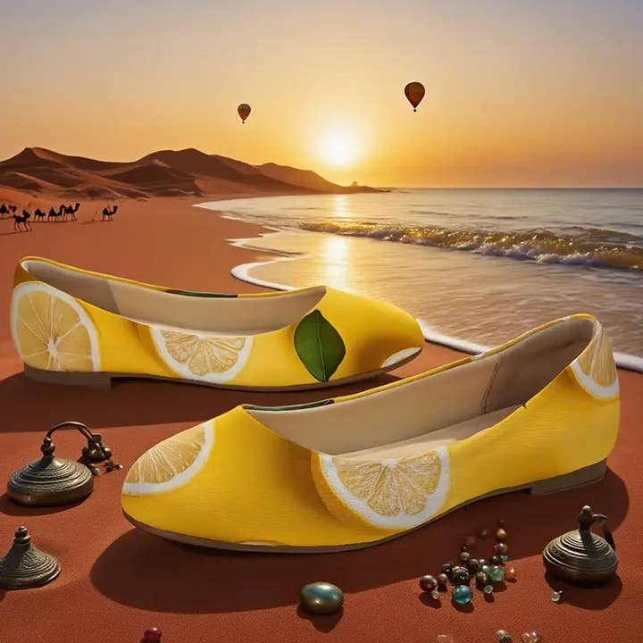 Omine Women's Wide Width Flat Shoes, Comfortable Casual Round Toe Classy Design Ballet Flats. for wholesale by OMINE