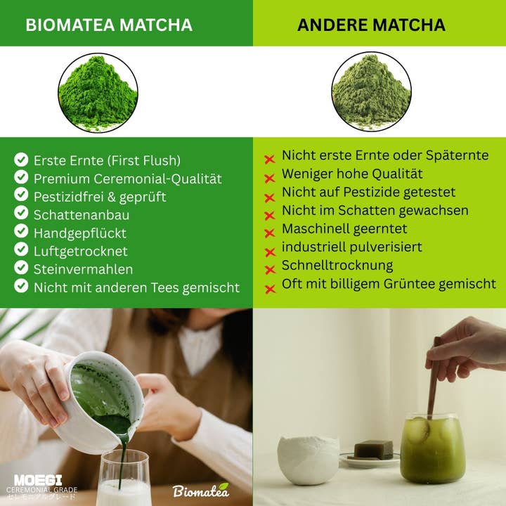 Biomatea - Wholesale Health/Detox Tea - Biomatea Ceremonial Matcha from Kagoshima Japan, 50g, Pesticide-free2
