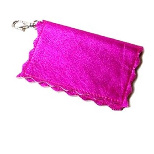 Metallic Leather Business Card Holder With Key Chain for wholesale by Bambina di Cioccolato