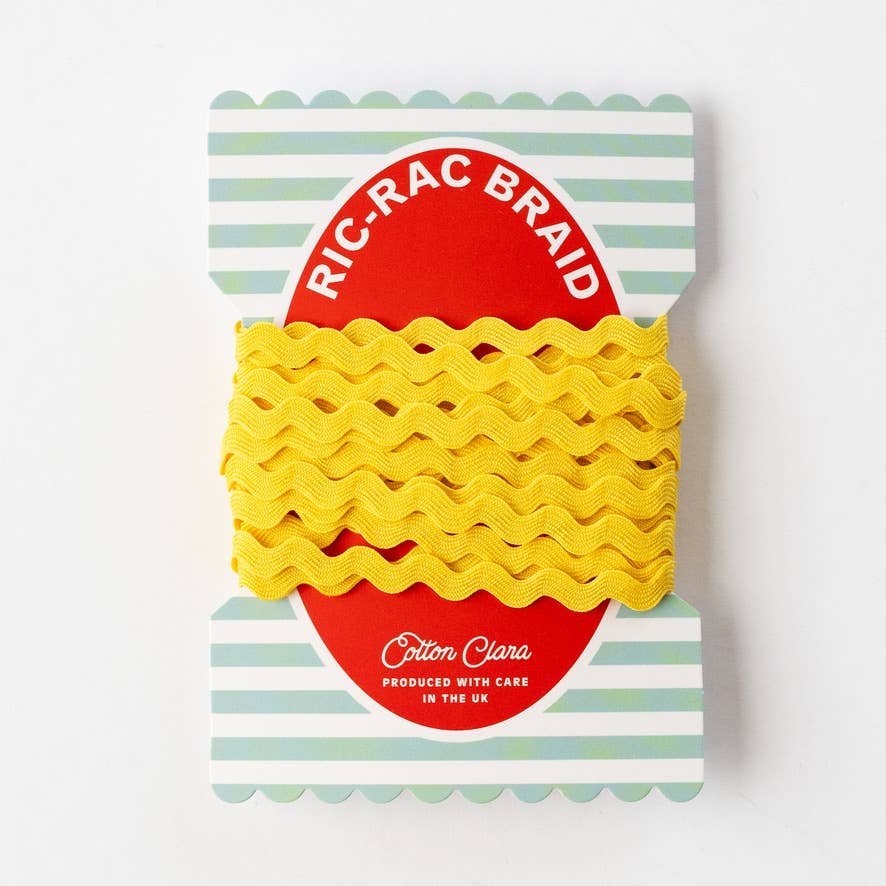 Cotton Clara Craft Kits & Supplies - Venta al por mayor Material para manualidades - 4 metros de cinta ric rac en carrete colorido5