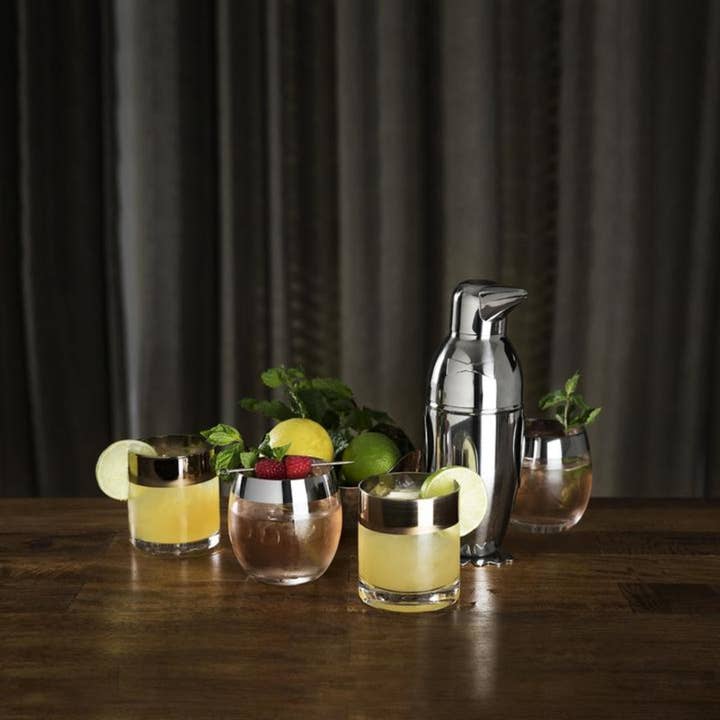 Viski - Vente Shakers à cocktails - Shaker à cocktails pingouin en acier inoxydable Irving™4