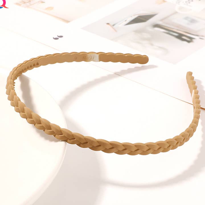ACCITY - Wholesale Fashion Headband - Women's - BRAIDED DESIGN HEADBAND_CWAHA02169