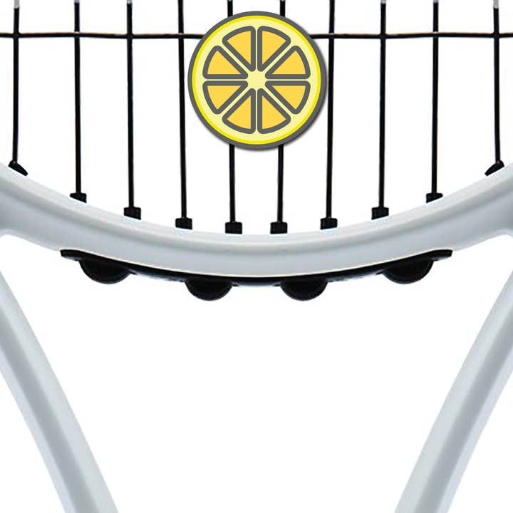 Racquet Inc - Wholesale Sporting Accessories - Delicious Dampeners - (2-Pack) Lemon - Food Tennis Vibration Dampener