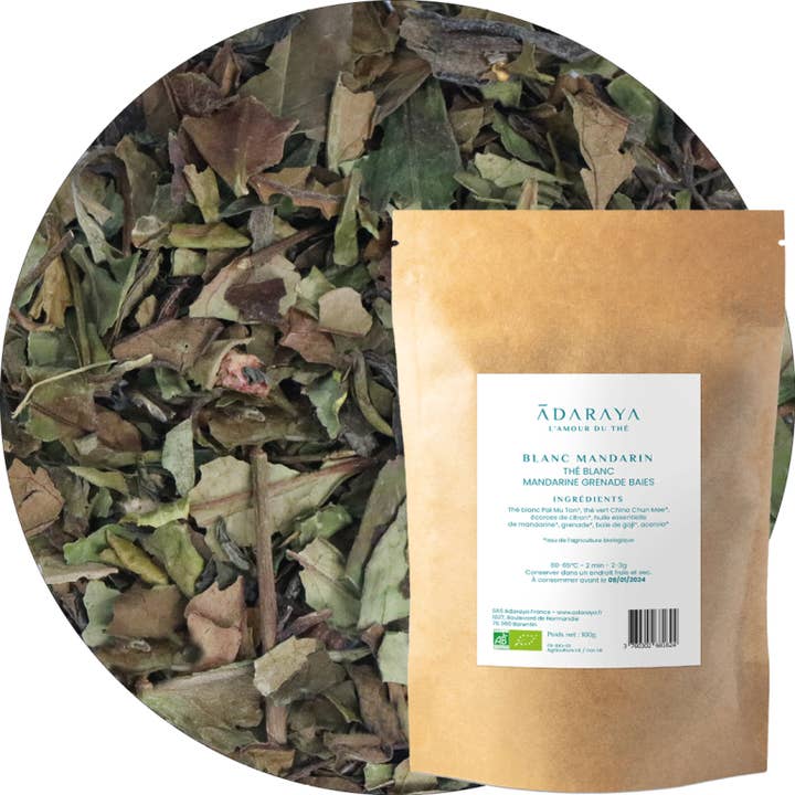 ADARAYA - Wholesale Health/Detox Tea - Organic Mandarin white tea