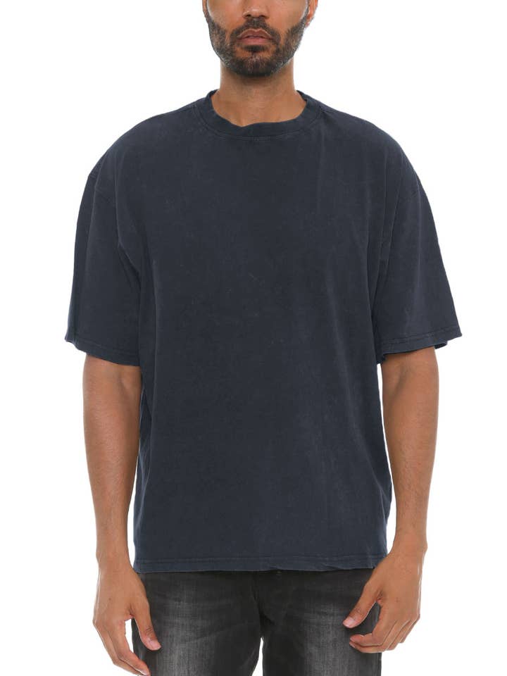 WEIV - Wholesale T-Shirt - Men's - River Dye Drop Shoulder Tee0