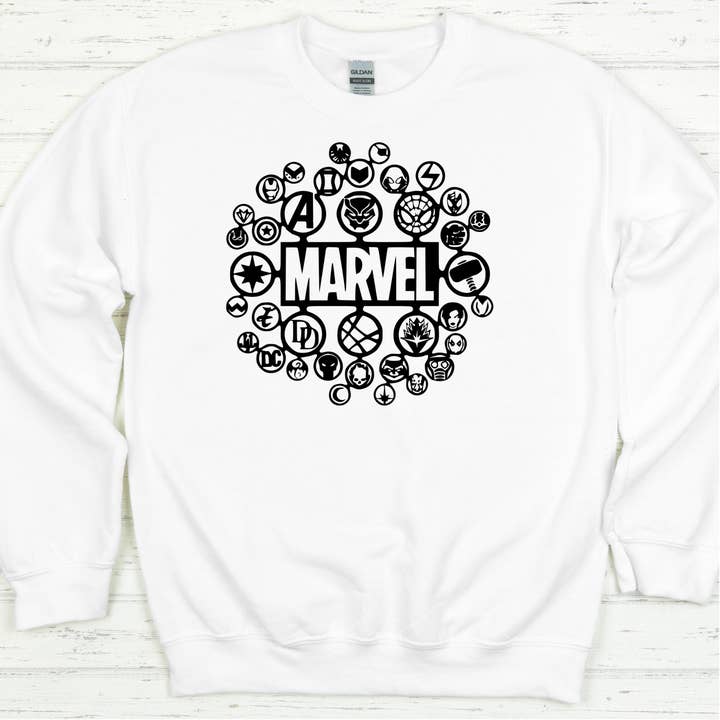 Marvel Sweatshirt, Marvel Gift for Women, Marvel Fan Shirt for wholesale by JCK Finds