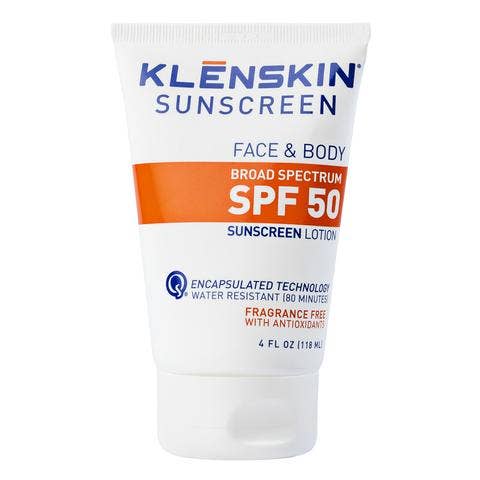 KLENSKIN SPF 50 Gezichts- en bodylotion voor wholesale door KLENSKIN