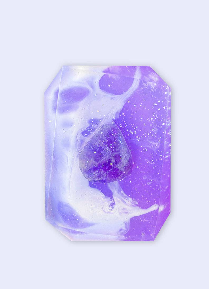 Crystal Bar Soap - Wholesale Bar Soap - Enlightened Visions (Third Eye Chakra)1