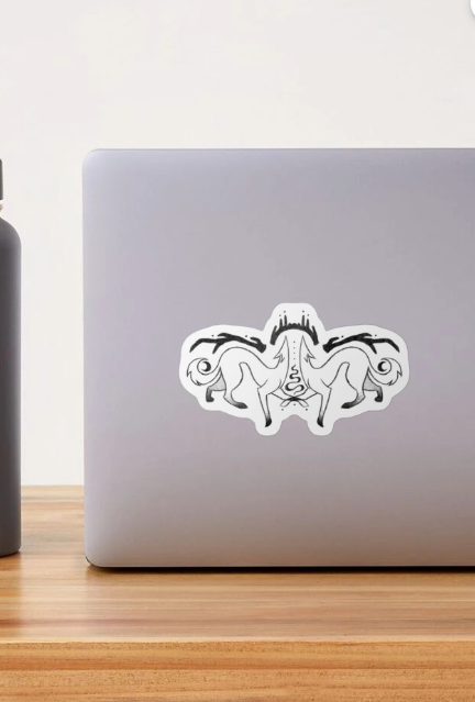 Art From Noticing - Wholesale Sticker - Twin Fox Sticker6