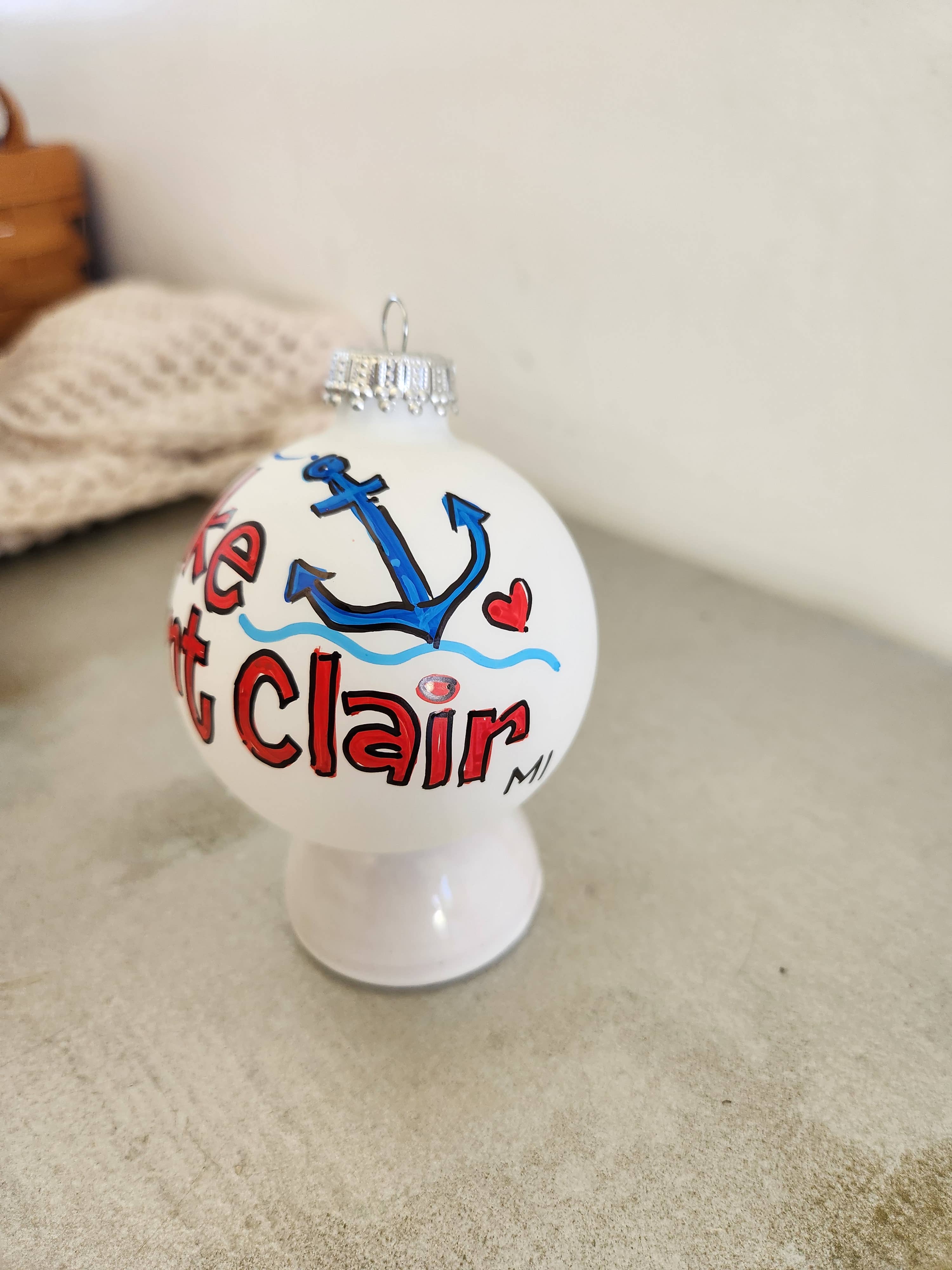 Kirsten in Color - Wholesale Ornament - Custom Name Hand Painted Glass Ball Ornament 2