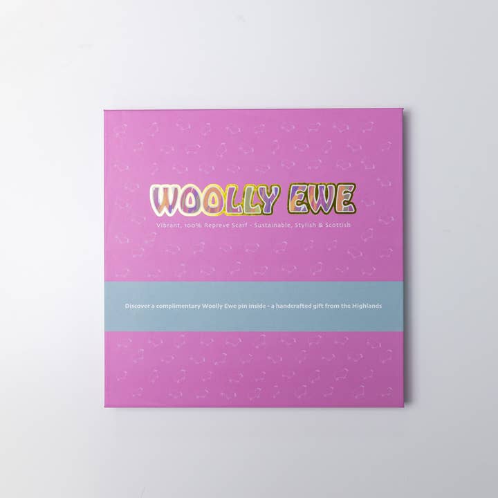 Hairy Coo – wholesale Scarf – Women's – Woolly Ewe Scarf - Pebble3