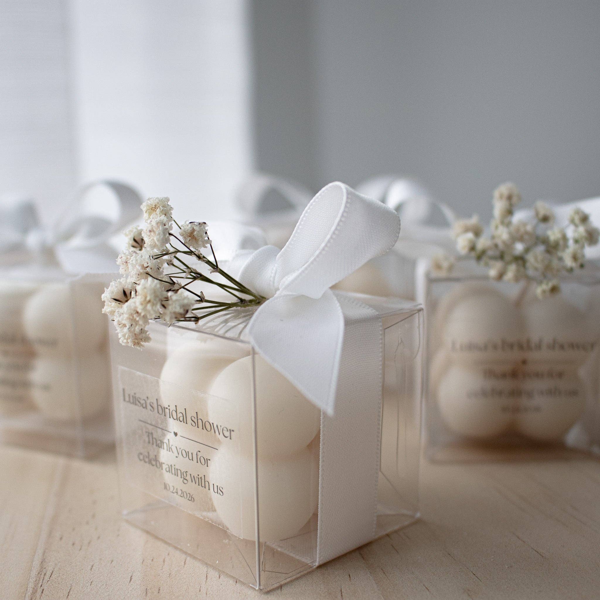 Glowing Harmony Candle Co - Wholesale Party Favor - Personalized Candle Wedding Favors, Bubble Candle Party Favors6