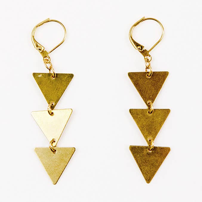 Altiplano - Wholesale Dangle Earrings - Triple Triangle Earrings0