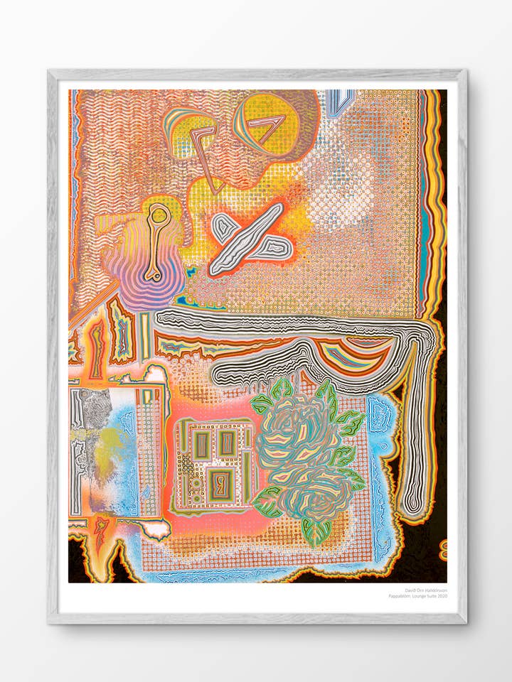 Pappablóm - Kunsttryk af Davíð Örn - Plakat Vægkunst for engroshandel hos PETIT_ARTPRINTS