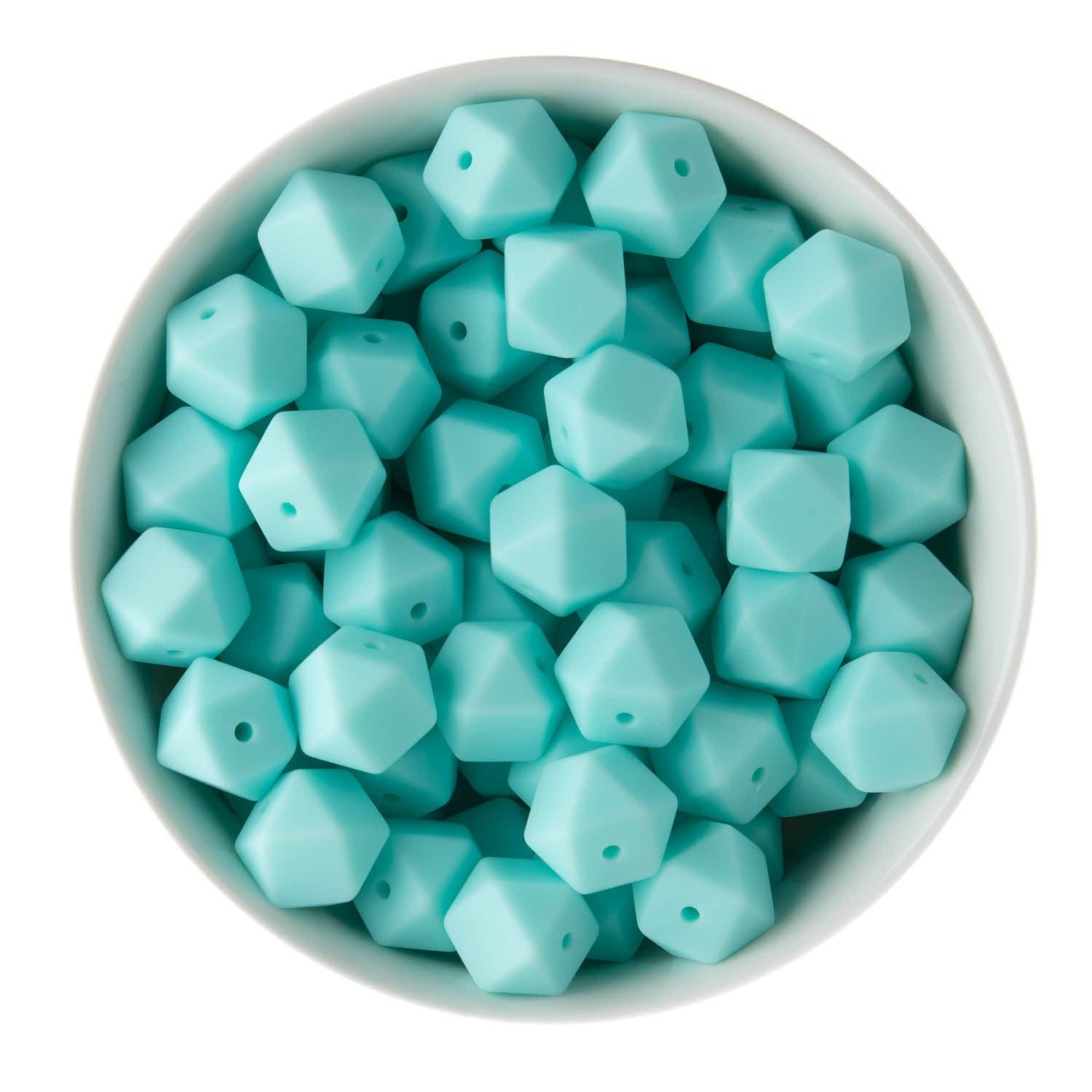 Cara & Co Silicone Craft Supply – wholesale Beads – 14mm Hexagon Silicone Beads33