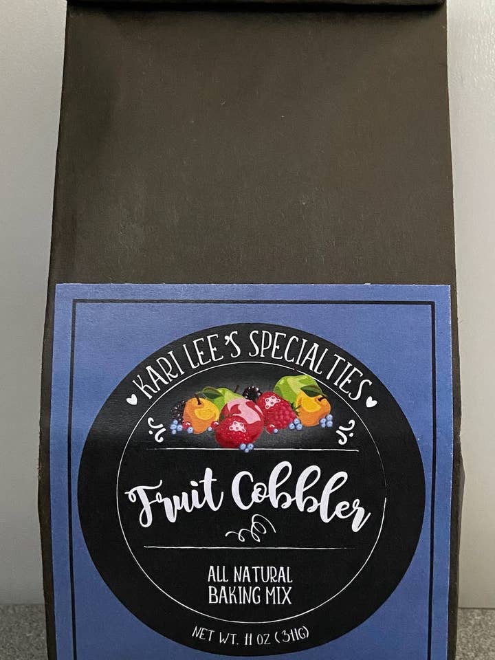 Fruit Cobbler Mix for wholesale by Kari Lee's Specialties