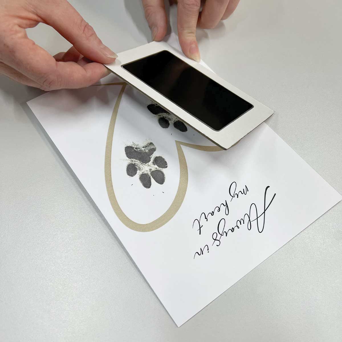 The Lovely Gift Group - Wholesale Picture Frame - Framed Pet Paw Print Keepsake With Ink Kit3