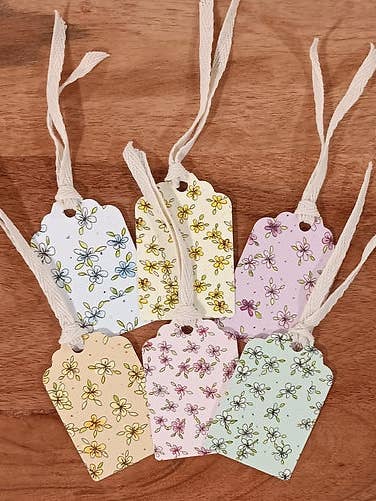 Floral Gift Tag Set for wholesale by The Lettering Loft