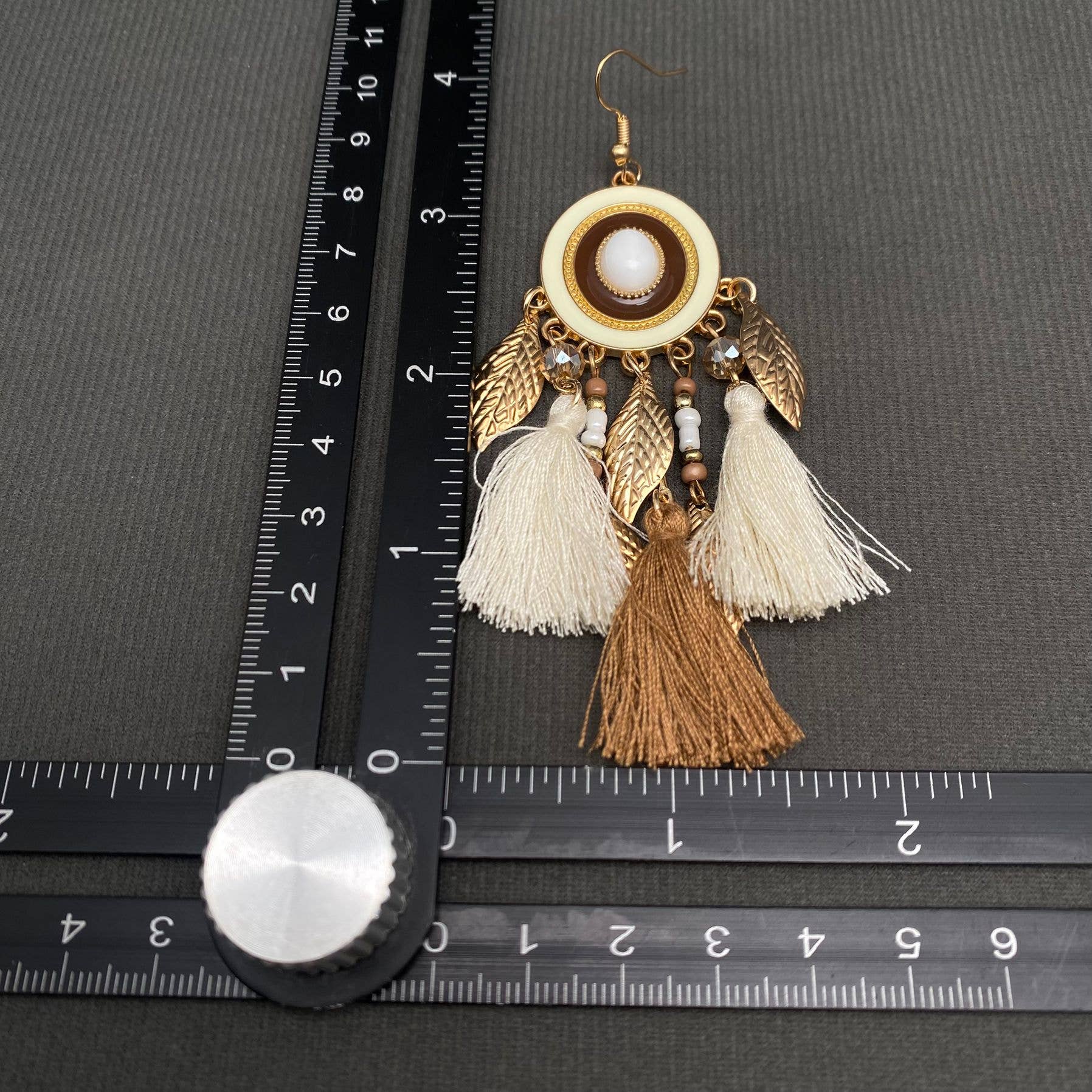 Mio Queena - Vente Boucles d'oreilles pendantes - Boucles d'oreilles pendantes à pampilles blanches de styles variés11