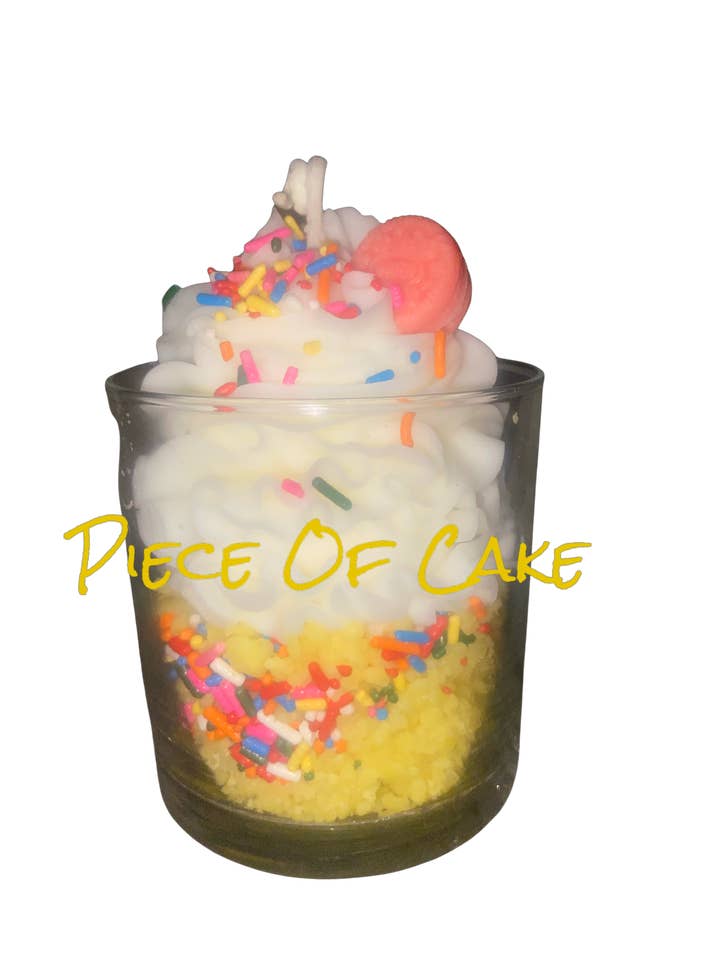Piece of Cake Candle for wholesale by Niagara Wax works