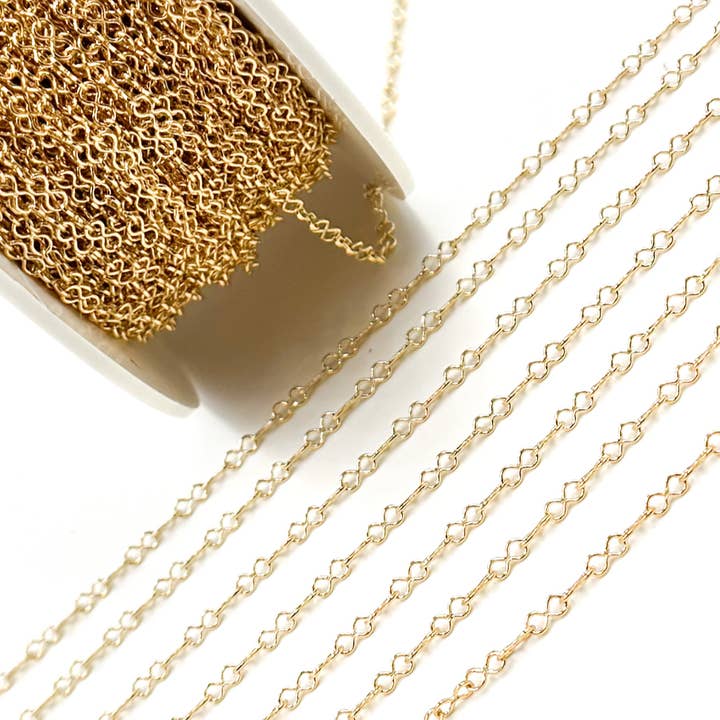 Jewels & Chains - Wholesale Link & Chain Necklace - V282GF. 14k Gold Filled Infinity Link Chain4