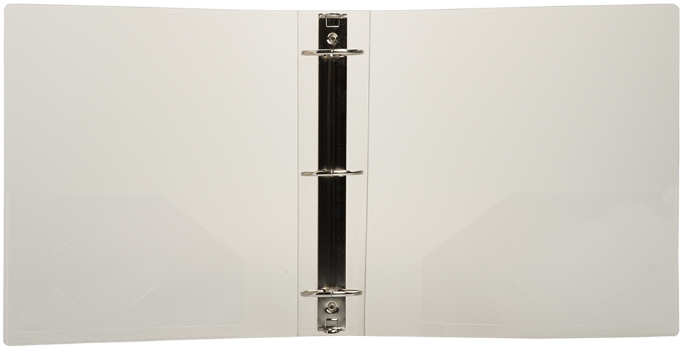 JAM PAPER - Vente Classeurs - Classeur en plastique JAM 2 pouces, classeur gris à 3 anneaux, 1/PK1