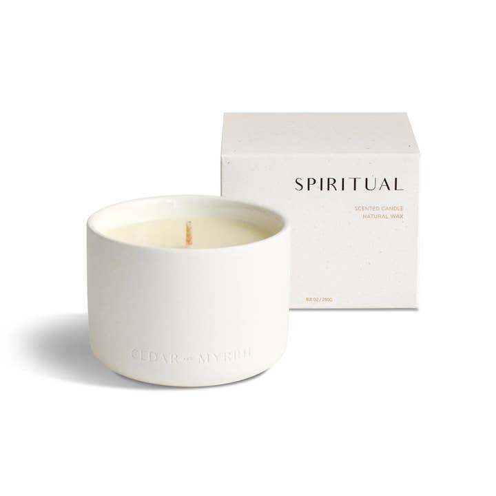 Bougie de bien-être spirituel pour la vente par Cedar and Myrrh