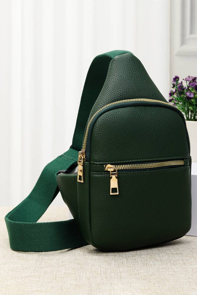 Hana – Engroshandel Crossbodytaske - Dame – Solid PU slynge taske23