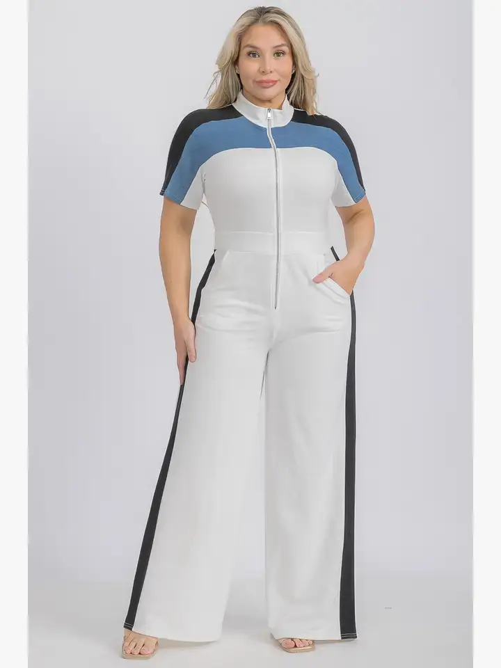 Vit Kortärmad jumpsuit för wholesale på Faire0