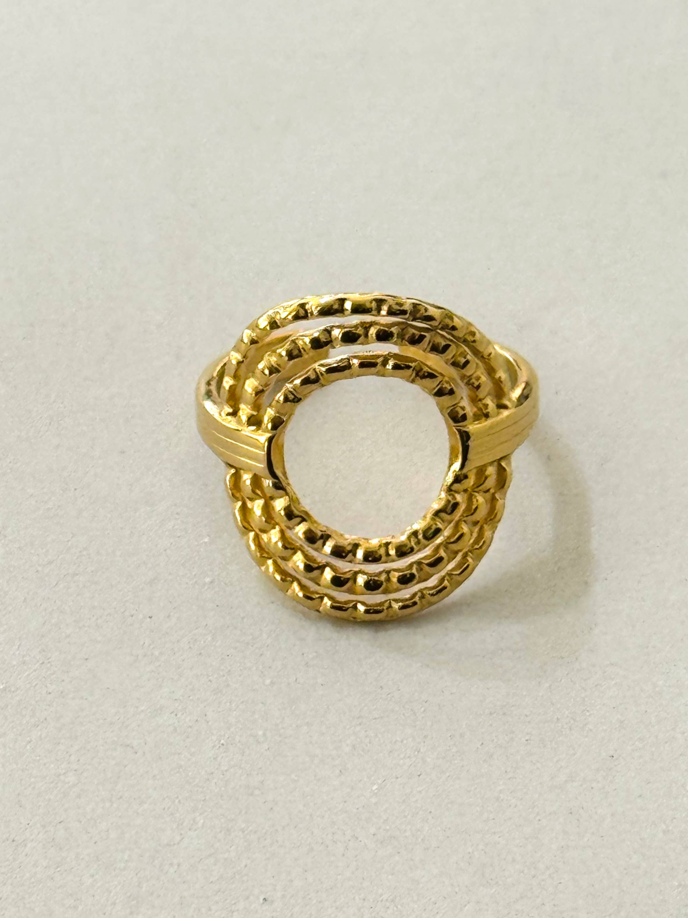 Cassette Barcelona - Wholesale Cocktail/Statement Ring - Margo Stainless Steel Adjustable Ring 1