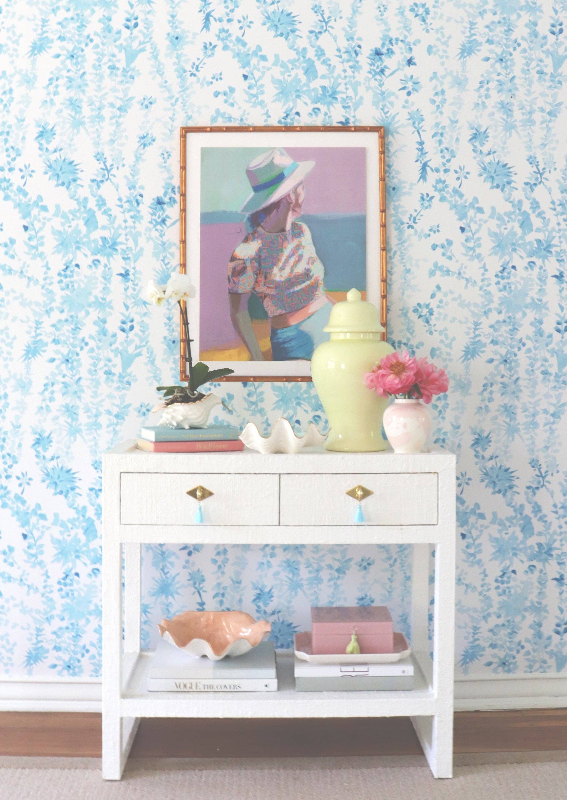 Lo Home | Ruby Clay - Wholesale Decorative Plate/Dish/Bowl - Clam Shell Bowl with 22K Gold Accent22