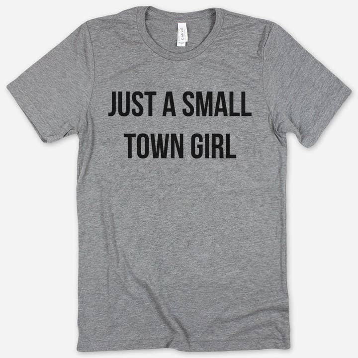 Just A Small Town Girl - Funny Cute Nerd T-Shirt for wholesale by House Of Rodan