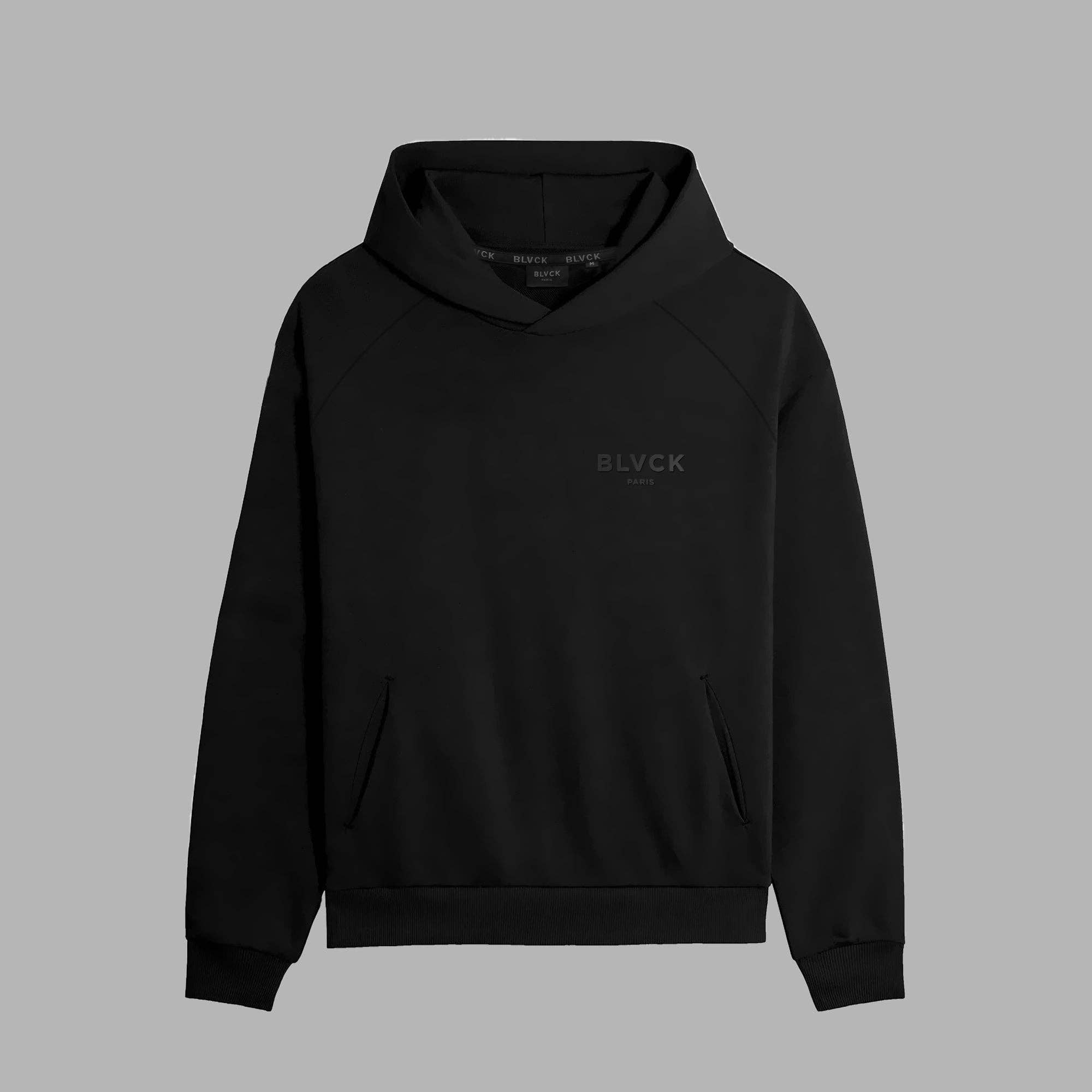 Blvck Paris - Wholesale Hoodie - Heren - Blvck Paris hoodie 'Black' met oversized pasvorm1