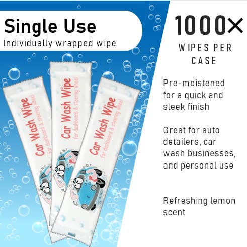 LA Fresh - Wholesale Car Freshener - Unisex - Diamond Wipes Auto Dashboard Wipes Individual Wrapped3