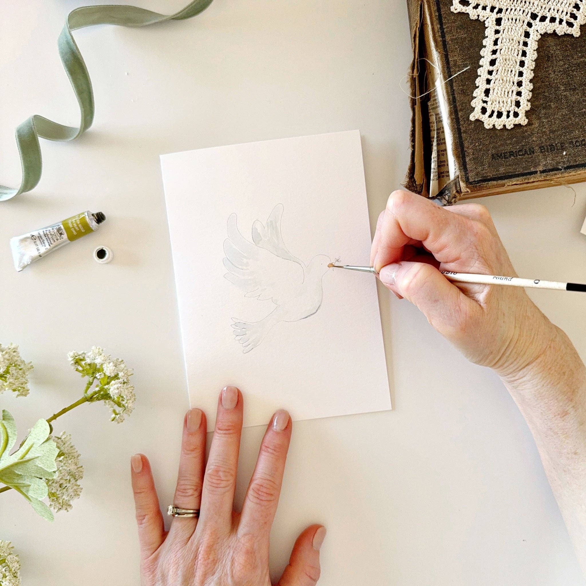 emily lex studio - Wholesale Stationery/Notecard Set - he is risen paintable watercolor notecard set8