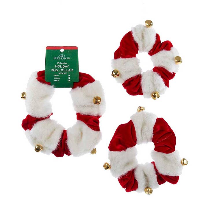 Kurt S. Adler, Inc. - Wholesale Pet Collar - Dog - CHRISTMAS DOG COLLAR 3/ASSTD1