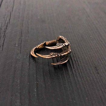 Moon Raven Designs – wholesale Cocktail/statement ring – The Original Raven Claw Ring - Bronze1