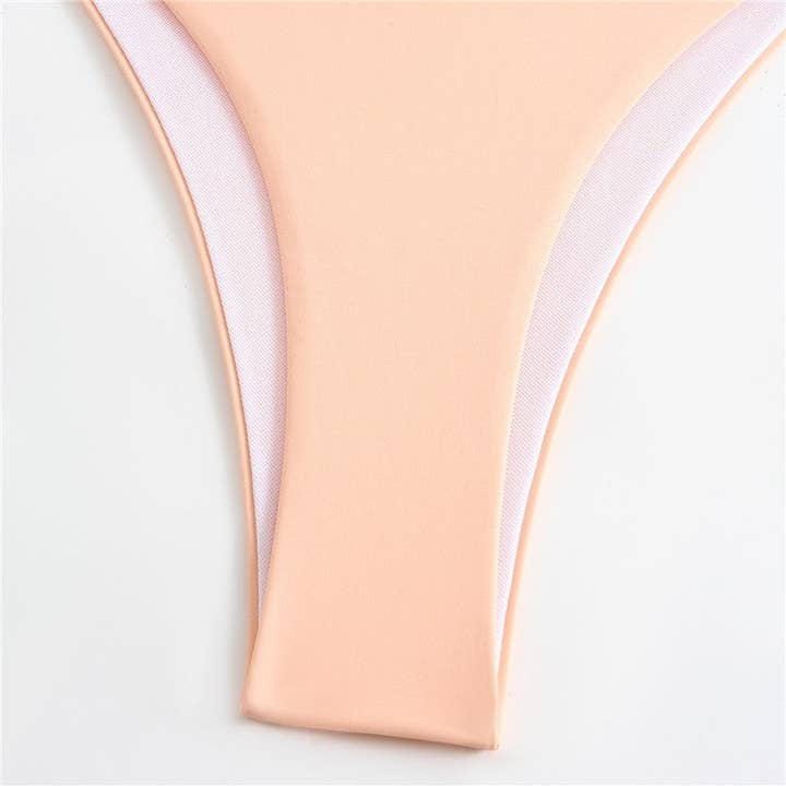 Ekartini - Wholesale Two Piece Swimsuit - Women's - Stylish 3D Floral Bikini - Solid Color, Chic Design5