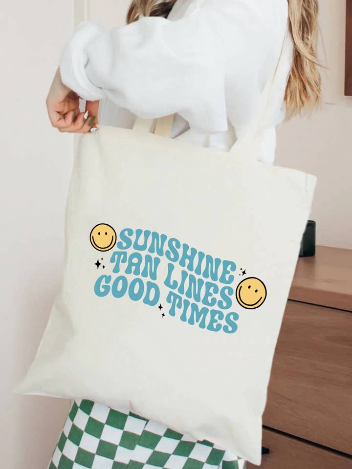 sun shine tan lines tote bag
for wholesale by Seven hearts shop