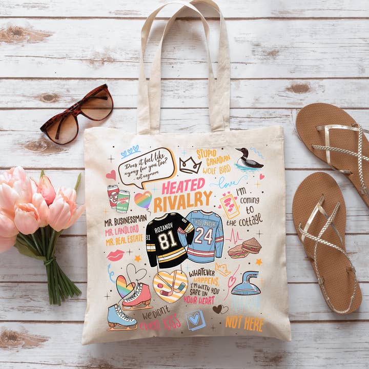 Heated Rivalry Tote Bag for wholesale by The Gift Genie LLC