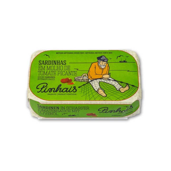Portugalia Imports - Wholesale Fish/Seafood - Pinhais Spiced Sardines in Tomato Sauce