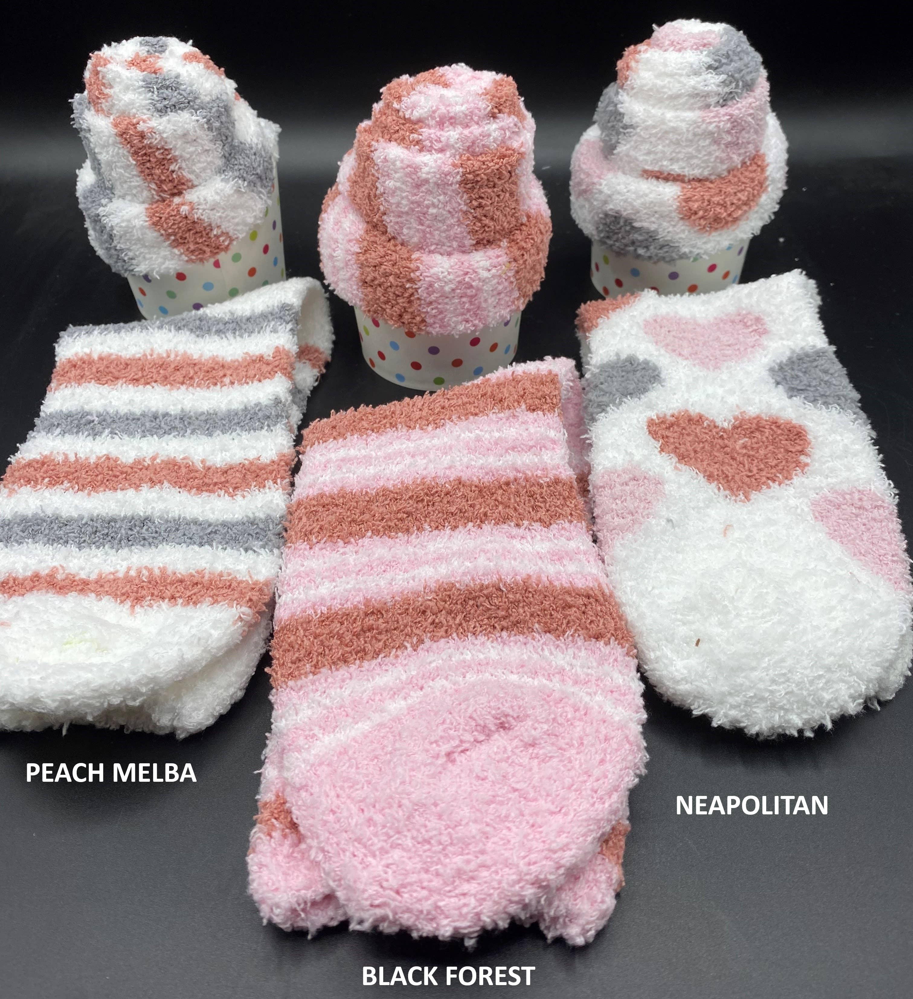 KCK Gifts - Wholesale Socks - Women's - FLUFFY SOCKS CUPCAKE2