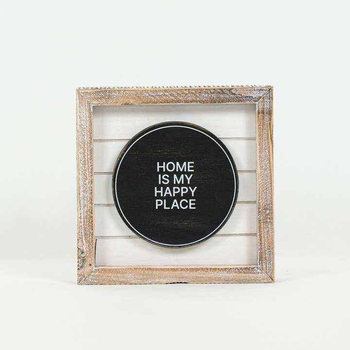 Devanie At Home (Formerly Adams & Co.) - Wholesale Sign - 71008 - 6x6 rvs wd frmd shplp sn (COCOAHME) Christmas Décor2