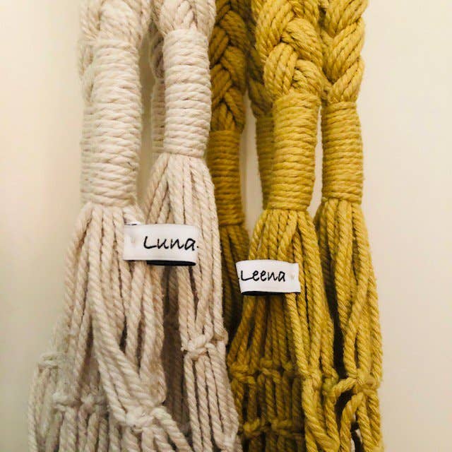 Luna-Leena  - handmade in Nepal - Wholesale Tote Bag - Women's - macrame bag - off white - handmade in cotton3