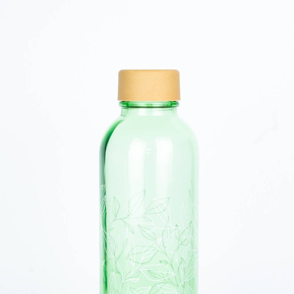 Carry Bottles - Wholesale Water Bottle - Glass water bottle - CARRY Bottle GREEN HARMONY 0.7l4