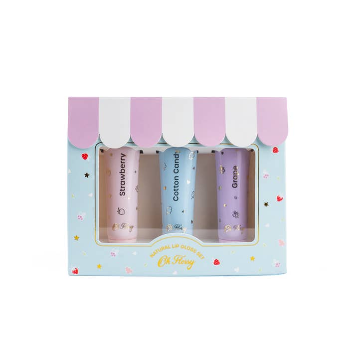 Oh Flossy - Wholesale Lip-gloss - Oh Flossy Natural Lip Gloss Set