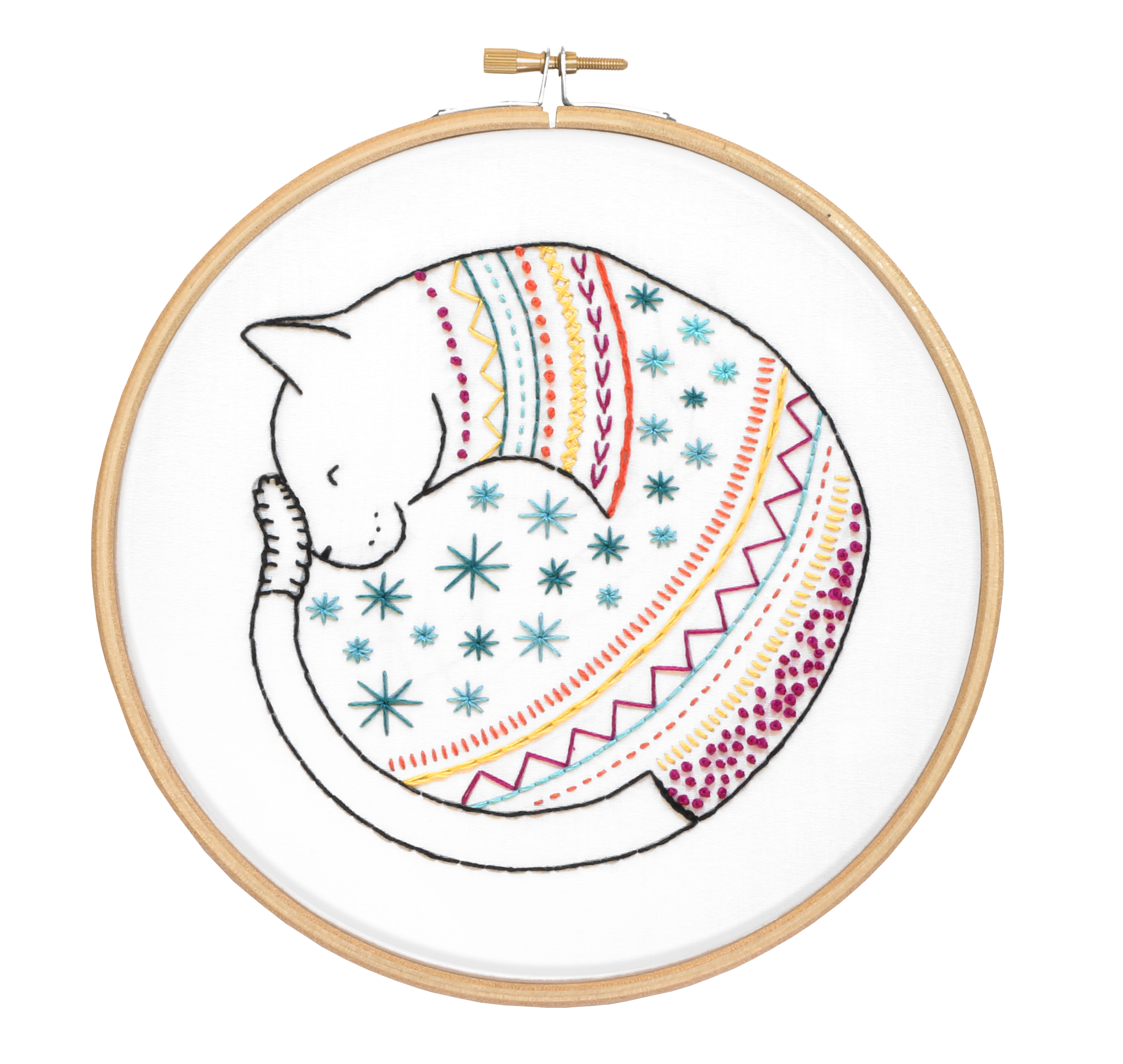 Hawthorn Handmade (US Duties Paid) - Wholesale Craft Sewing Kit - Cat Embroidery Kit | Complete Craft Kit for Beginners6