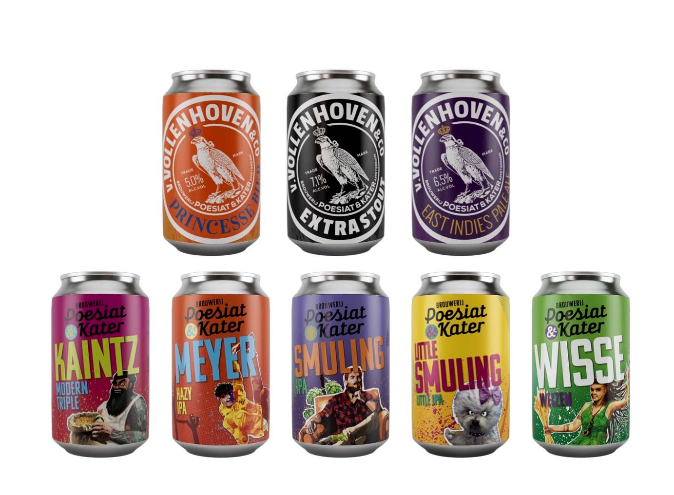 Brouwerij Poesiat & Kater – Engroshandel Øl – Poesiat & Kater Introduktionspakke (3x24 dåser)0